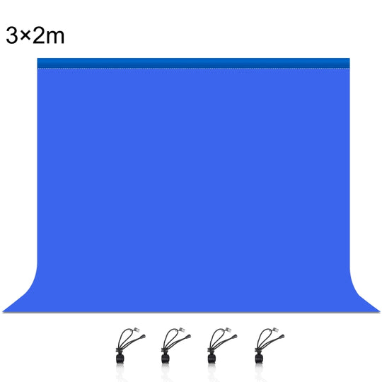 PULUZ 3m x 2m Photography Background Thickness Photo Studio Background Cloth Backdrop(Blue)