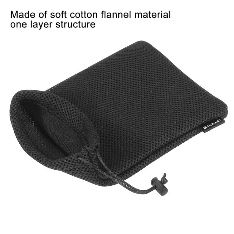PULUZ Storage Bag with Stay Cord for GoPro, Insta360, DJI and Other Action Cameras Accessories(Black) by PULUZ