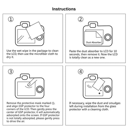 PULUZ 2.5D 9H Tempered Glass Film for Canon 5D Mark III, Compatible with Olympus SH50, Pentax K3 / K3II / 645Z, Sony HX7 / HX9 / HX100 / WX9 / HX30 / HX200 / W670 / W630 / WX100 by PULUZ
