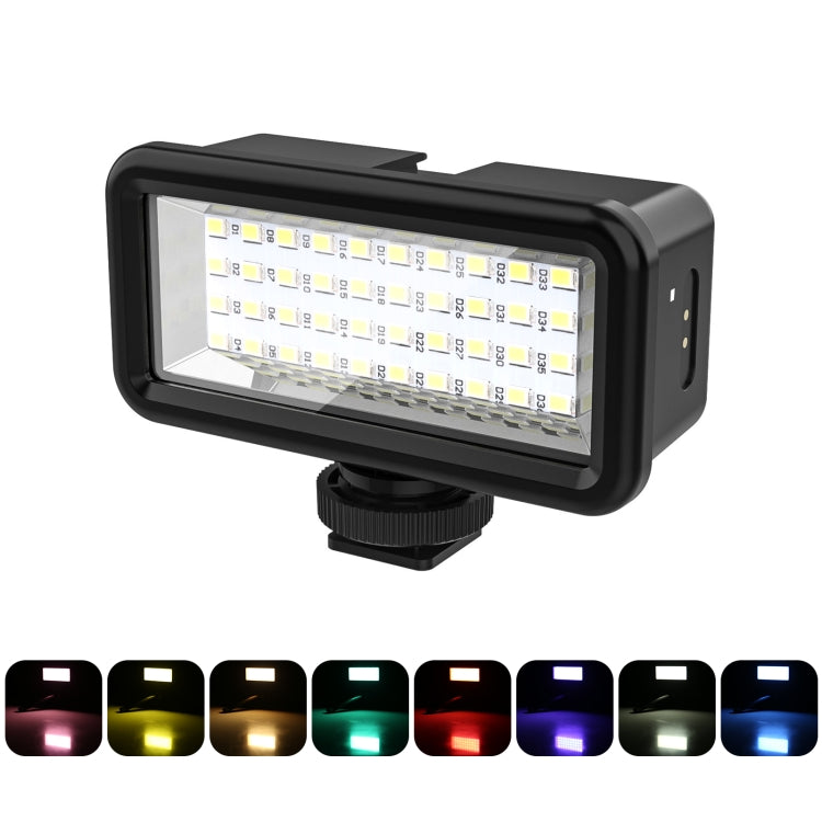 PULUZ 40 LEDs 40m Diving Waterproof Fill Light Camera Video Photo Studio Light (Black) by PULUZ