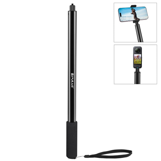 PULUZ 2m Metal Selfie Stick Monopod for Insta360 One RS / X2 / X3 / X4 / DJI Osmo 360 (Black) by PULUZ