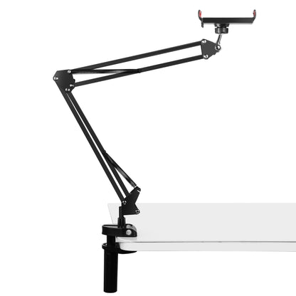 PULUZ Live Broadcast Desktop Articulating Arm Holder with Tablet Clamp (Black) - Lazy Bracket by PULUZ | Online Shopping UK | buy2fix