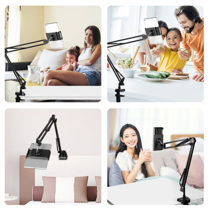 PULUZ Live Broadcast Desktop Articulating Arm Holder with Tablet Clamp (Black) - Lazy Bracket by PULUZ | Online Shopping UK | buy2fix