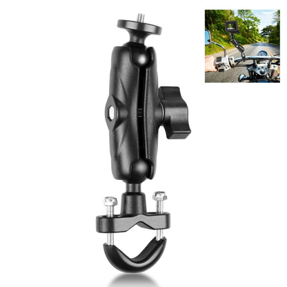 PULUZ Motorcycle Handlebar Fixed Mount U-Bolt Base Holder for GoPro and Other Action Cameras(Black) by PULUZ