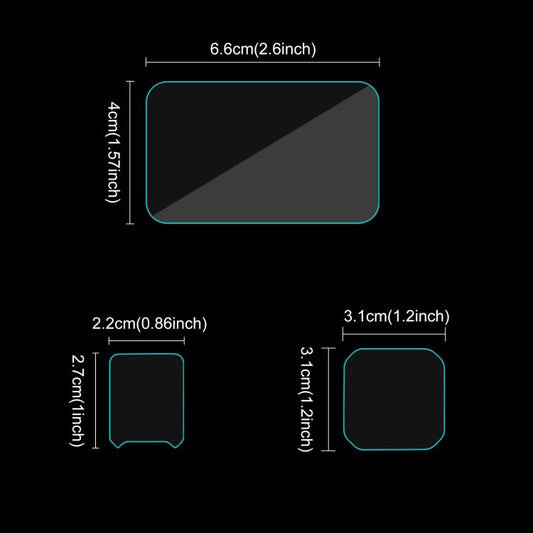 For Insta360 Ace Pro 2 PULUZ 3 in 1 Rear & Front  Screen and Lens Tempered Glass Film (Transparent) - Protective Film & Stickers by PULUZ | Online Shopping UK | buy2fix