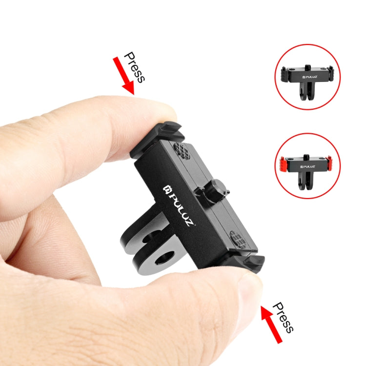 For GoPro HERO13 Black  PULUZ Magnetic Quick Release Base Mount (Black) - Connection Mount by PULUZ | Online Shopping UK | buy2fix