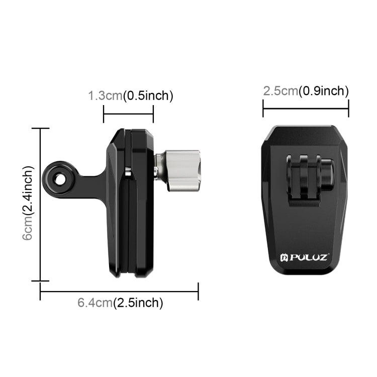 PULUZ Motorcycle Windshield Clip Bracket Camera Mount (Black) - Bicycle Handlebar Mount by PULUZ | Online Shopping UK | buy2fix