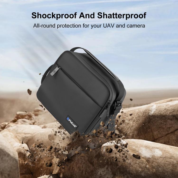 PULUZ Portable Carry Bag Single Shoulder Storage Bag for DJI Mini Series Drone / DJI Osmo Pocket Series (Black) - Carry Cases & Bags by PULUZ | Online Shopping UK | buy2fix