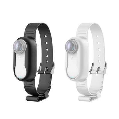 For Insta360 GO 3 / GO 3S PULUZ Camera Silicone Case Wristband Bicycle Strap Extension Mount (Black) by PULUZ