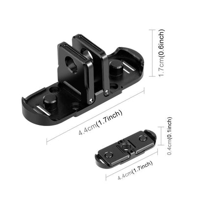 PULUZ Quick Release Magnetic Folding Base Adapter for GoPro HERO12 Black /11 Black /11 Black mini /10 Black /9 Black /8 Black / Max (Black) - Connection Mount by PULUZ | Online Shopping UK | buy2fix