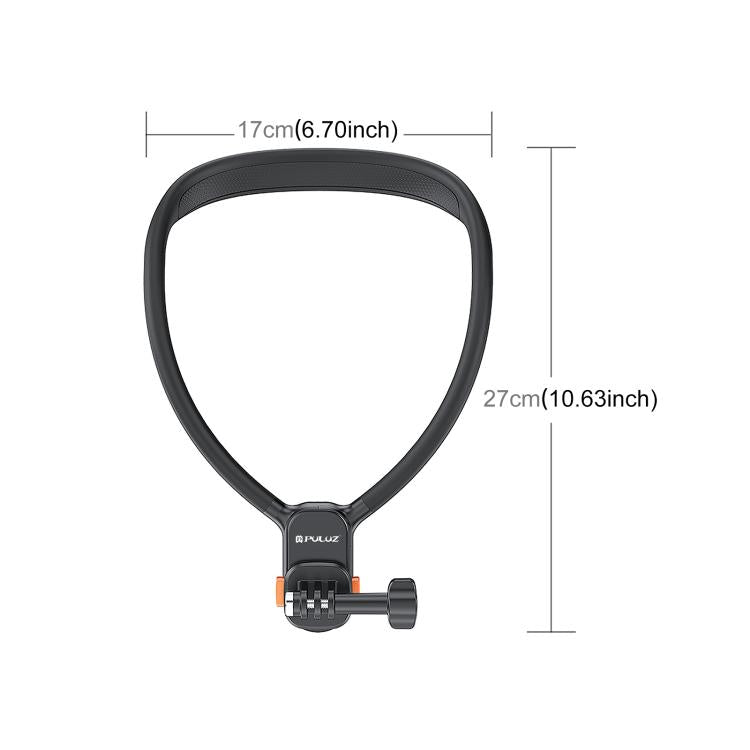 PULUZ Lazy Neck Bracket Magnetic Quick Release POV View Mount (Black) - Holder by PULUZ | Online Shopping UK | buy2fix