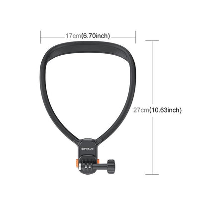 PULUZ Lazy Neck Bracket Magnetic Quick Release POV View Mount (Black) - Holder by PULUZ | Online Shopping UK | buy2fix