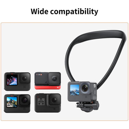 PULUZ Lazy Neck Bracket Magnetic Quick Release POV View Mount (Black) - Holder by PULUZ | Online Shopping UK | buy2fix