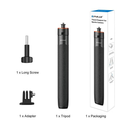 PULUZ 1.4m Action Camera Selfie Stick Tripod Vlog Live Streaming Holder (Black) - Holder by PULUZ | Online Shopping UK | buy2fix