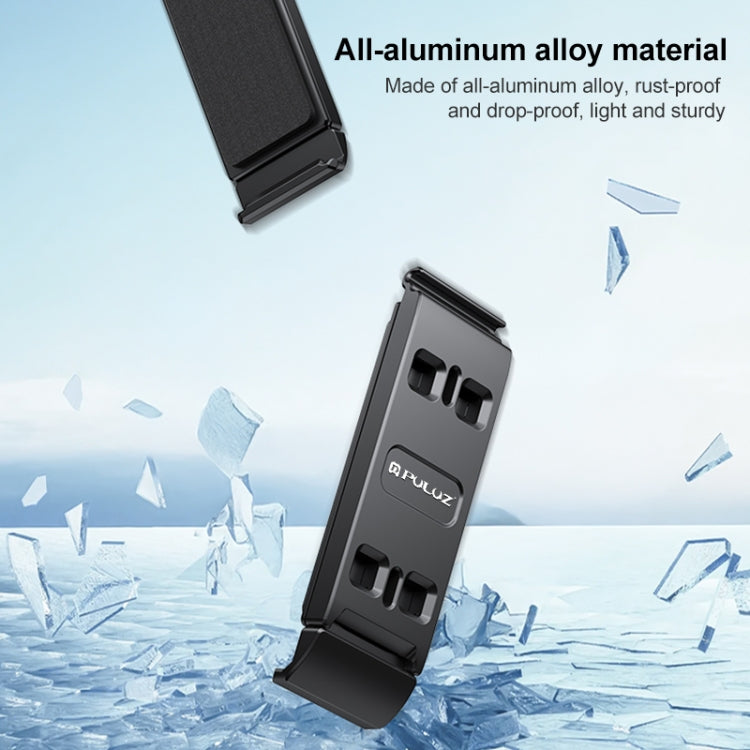 PULUZ Aluminum Alloy Vertical Shooting Magnetic Quick-release Battery Side Interface Cover for Insta360 Ace Pro 2 (Black) - Others by PULUZ | Online Shopping UK | buy2fix