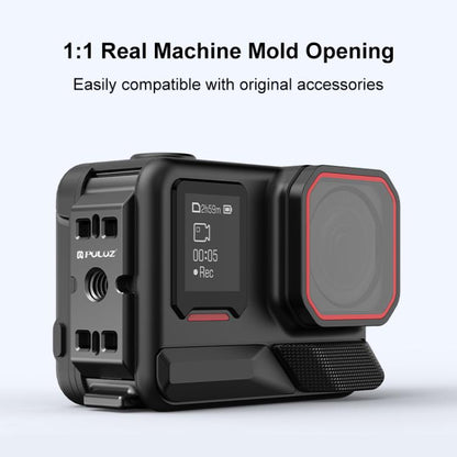 PULUZ ACE / AC Aluminum Alloy Vertical Shooting Magnetic Quick-release Battery Side Interface Cover for Insta360 Ace Pro 2 (Black) - Others by PULUZ | Online Shopping UK | buy2fix