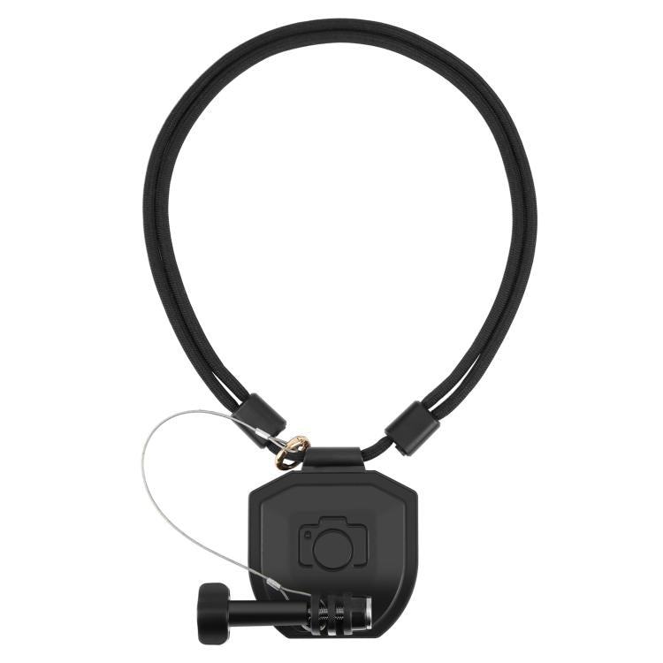 PULUZ Action Camera Magnetic Neck Mount Holder Vlog POV Neck Strap (Black) - Mount & Holder by PULUZ | Online Shopping UK | buy2fix