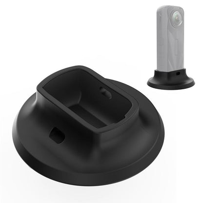 For Insta360 X5 PULUZ Silicone Dock Desktop Adhesive Base Bracket (Black) - Mount & Holder by PULUZ | Online Shopping UK | buy2fix