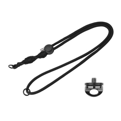 PULUZ Sports Camera Lanyard Long Adjustable Anti-lost Rope for DJI OSMO Pocket 3 / Insta360 X5 (Black) -  by PULUZ | Online Shopping UK | buy2fix