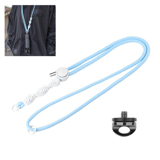 PULUZ Sports Camera Lanyard Long Adjustable Anti-lost Rope for DJI OSMO Pocket 3 / Insta360 X5 (Blue) -  by PULUZ | Online Shopping UK | buy2fix