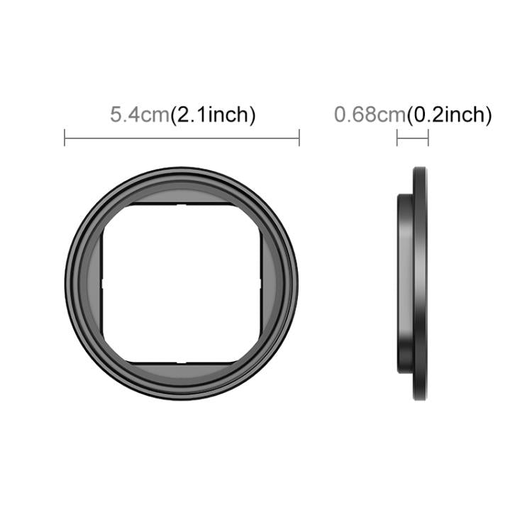 For Insta360 Ace Pro 2 PULUZ Filter Holder Metal Protective Filter Frame (Black) - Lens Filter by PULUZ | Online Shopping UK | buy2fix