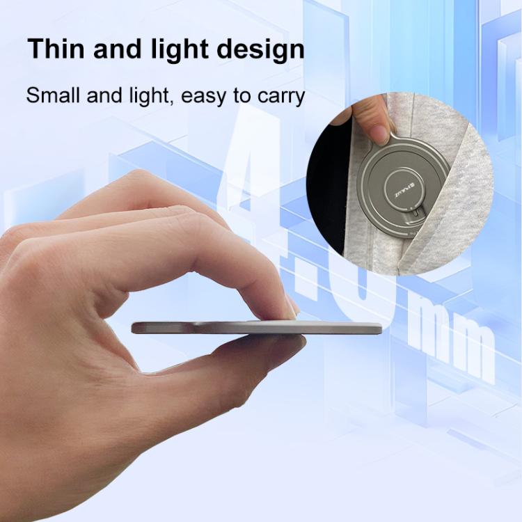 For Insta360 Flow 2 Pro PULUZ Magnetic Phone Mount Adapter (Silver) - Mount & Holder by PULUZ | Online Shopping UK | buy2fix