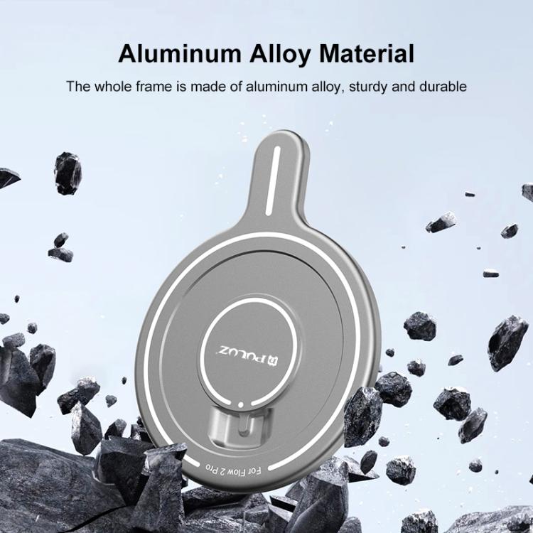 For Insta360 Flow 2 Pro PULUZ Magnetic Phone Mount Adapter (Silver) - Mount & Holder by PULUZ | Online Shopping UK | buy2fix