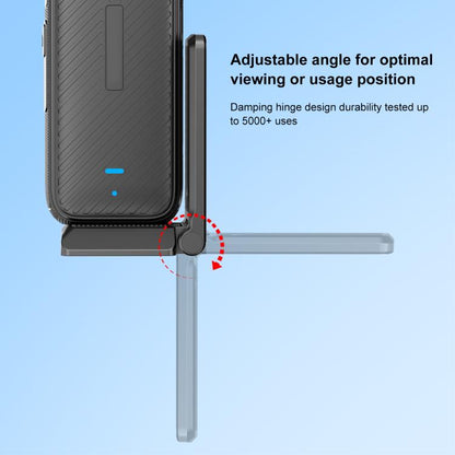 PULUZ Folding Magnetic Mount Base L Bracket For Insta360 X4 / X5 / DJI Pocket 3 (Black) - Mount & Holder by PULUZ | Online Shopping UK | buy2fix