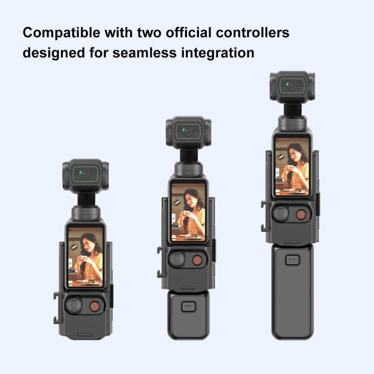 For DJI Osmo Pocket 3 PULUZ Folding Magnetic Mount Base Bracket (Black) - Mount & Holder by PULUZ | Online Shopping UK | buy2fix