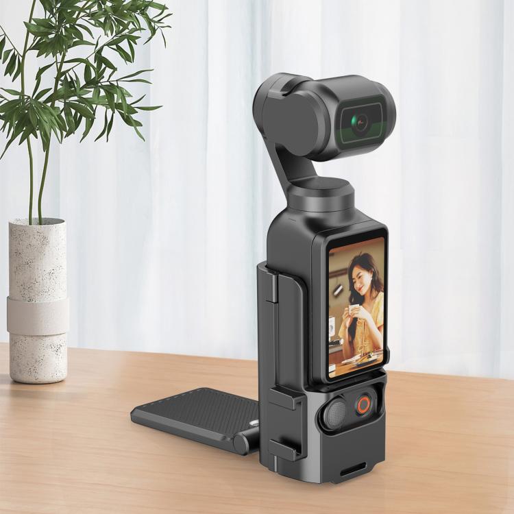 For DJI Osmo Pocket 3 PULUZ Folding Magnetic Mount Base Bracket (Black) - Mount & Holder by PULUZ | Online Shopping UK | buy2fix