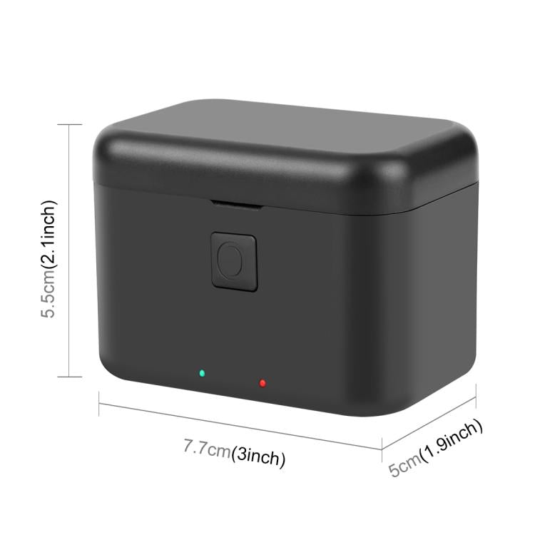 For Insta360 X5 PULUZ Dual-Batteries Charging Box Battery & Memory Card Storage Case (Black) - Others by PULUZ | Online Shopping UK | buy2fix