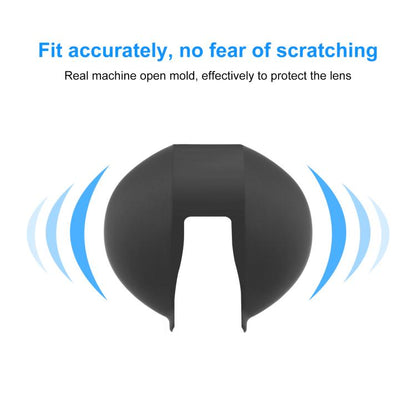 For Insta360 X5 PULUZ Invisible Dive Case Lens Guard Silicone Protective Lens Cap Cover (Black) - Len Accessories by PULUZ | Online Shopping UK | buy2fix