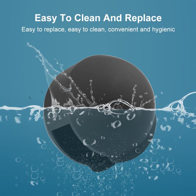 For Insta360 X5 PULUZ Invisible Dive Case Lens Guard Silicone Protective Lens Cap Cover (Black) - Len Accessories by PULUZ | Online Shopping UK | buy2fix