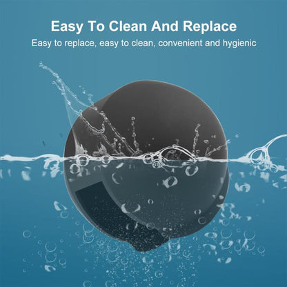 For Insta360 X5 PULUZ Invisible Dive Case Lens Guard Silicone Protective Lens Cap Cover (Black) - Len Accessories by PULUZ | Online Shopping UK | buy2fix