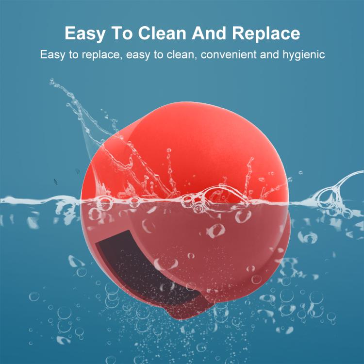 For Insta360 X5 PULUZ Invisible Dive Case Lens Guard Silicone Protective Lens Cap Cover (Red) - Len Accessories by PULUZ | Online Shopping UK | buy2fix