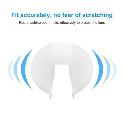 For Insta360 X5 PULUZ Invisible Dive Case Lens Guard Silicone Protective Lens Cap Cover (White) - Len Accessories by PULUZ | Online Shopping UK | buy2fix