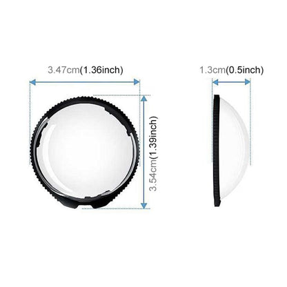 For Insta360 X5 PULUZ Standard Rotation PC Lens Guard  Protective Cover (Transparent) - Len Accessories by PULUZ | Online Shopping UK | buy2fix