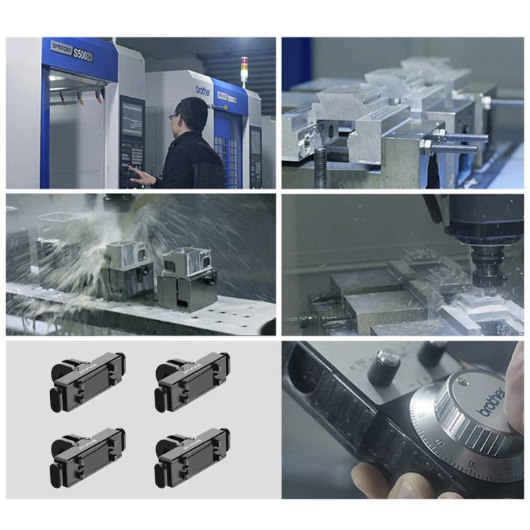 For Insta360 X5 / Ace Pro / Pro 2 PULUZ Aviation Aluminum Quick Release Base Adapter Bracket (Black) - Mount & Holder by PULUZ | Online Shopping UK | buy2fix