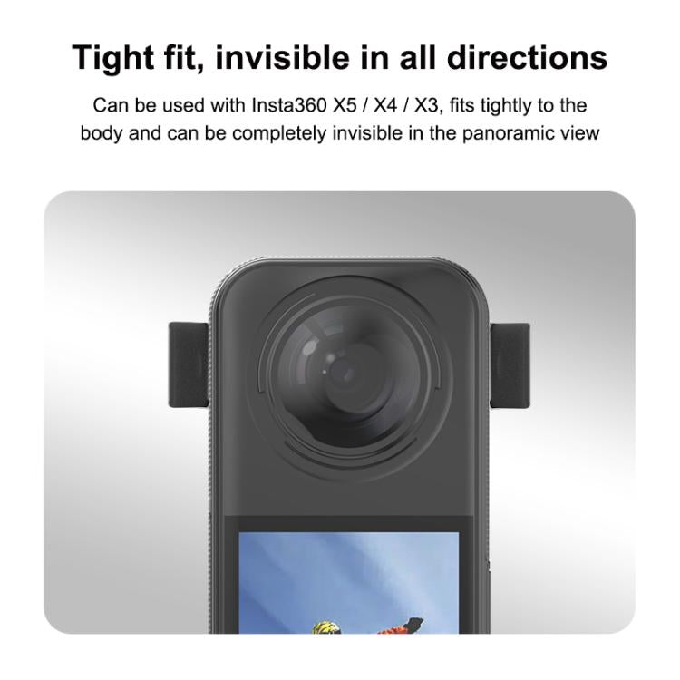 For Insta360 X5 / X4 / X3 PULUZ 6pcs Noise Reduction Windshield Foam Gasket (Black) - Case & Bags by PULUZ | Online Shopping UK | buy2fix