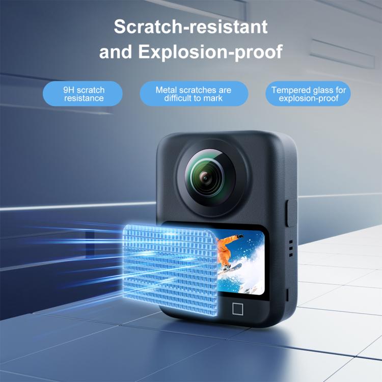 For DJI Osmo 360 PULUZ Screen Explosion-proof Tempered Glass Films (Transparent) - Protective Film & Stickers by PULUZ | Online Shopping UK | buy2fix