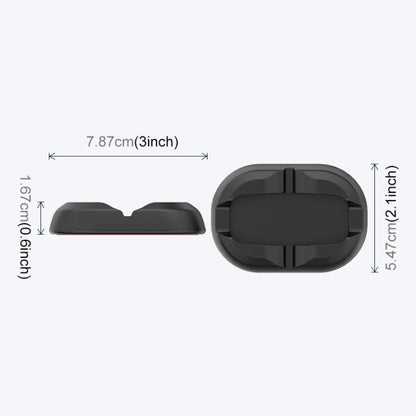 For DJI Osmo 360 PULUZ Car Plastic Base Stand (Black) - Mount & Holder by PULUZ | Online Shopping UK | buy2fix