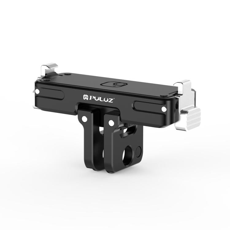For Insta360 GO Ultra PULUZ Magnetic Aluminum Alloy Quick Release Base Mount (Black) - Others by PULUZ | Online Shopping UK | buy2fix