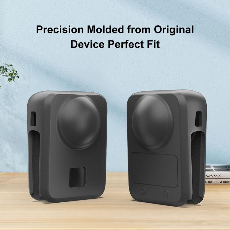 For DJI Osmo 360 PULUZ Camera All-in-one Body Lens Silicone Cover (Black) - Case & Bags by PULUZ | Online Shopping UK | buy2fix