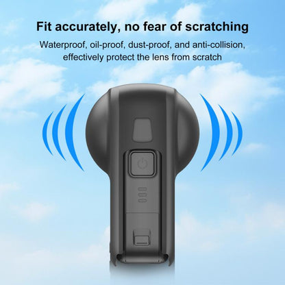 For DJI Osmo 360 PULUZ Camera All-in-one Body Lens Silicone Cover (Black) - Case & Bags by PULUZ | Online Shopping UK | buy2fix