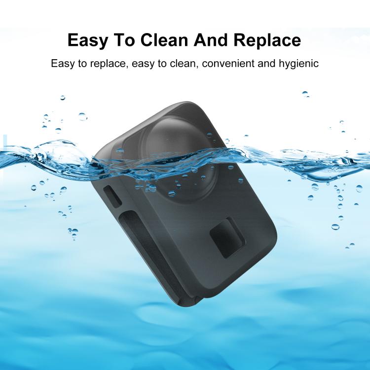 For DJI Osmo 360 PULUZ Camera All-in-one Body Lens Silicone Cover (Black) - Case & Bags by PULUZ | Online Shopping UK | buy2fix