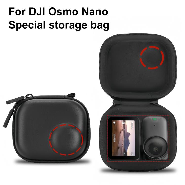 For DJI Osmo Nano PULUZ Mini Portable EVA Hard Storage Bag (Black) - Case & Bags by PULUZ | Online Shopping UK | buy2fix