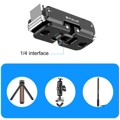 For DJI Osmo Nano PULUZ Magnetic Metal Quick Release Base Mount (Black) - Mount & Holder by PULUZ | Online Shopping UK | buy2fix