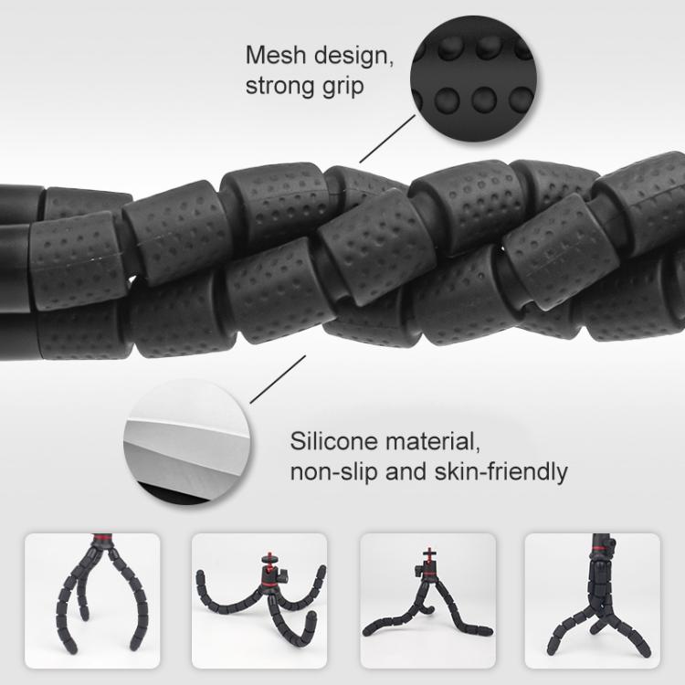 PULUZ Mini Octopus Flexible Tripod Holder with Remote Control for SLR Cameras, GoPro, Cellphone by PULUZ