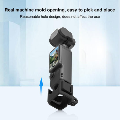 For DJI OSMO Pocket 3 PULUZ Protection Frame Cage Expansion Adapter Bracket (Black) by PULUZ