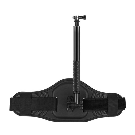 PULUZ Waist Belt Mount Strap with Selfie Stick Monopod for GoPro, Insta360, DJI and Other Action Cameras by PULUZ